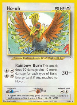 Ho-Oh - Neo Revelation (Rare) [NR-18] Hover Image