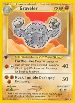 Graveler - Neo Revelation (Uncommon) [NR-30] Immagine principale del prodotto