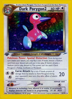 Dark Porygon2 - Neo Destiny (Holo Rare) [NDE-8]