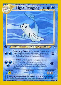 Light Dewgong - Neo Destiny (Uncommon) [NDE-45] Hover Image