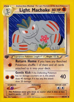 Light Machoke - Neo Destiny (Uncommon) [NDE-49] Immagine principale del prodotto