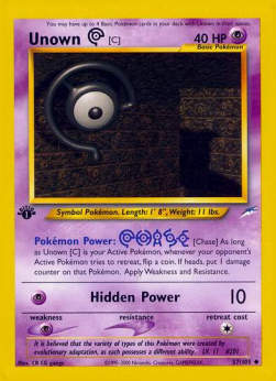 Unown - Neo Destiny (Uncommon) [NDE-57] Hauptbild
