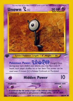 Unown - Neo Destiny (Common) [NDE-86] Hover Image