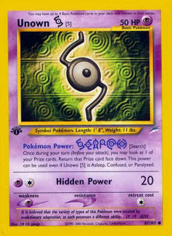 Unown - Neo Destiny (Common) [NDE-87] Immagine principale del prodotto