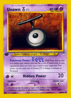 Unown - Neo Destiny (Common) [NDE-88] Immagine principale del prodotto