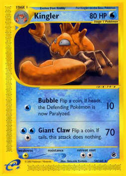 Kingler - Expedition Base Set (Rare) [EX-50] Hauptbild