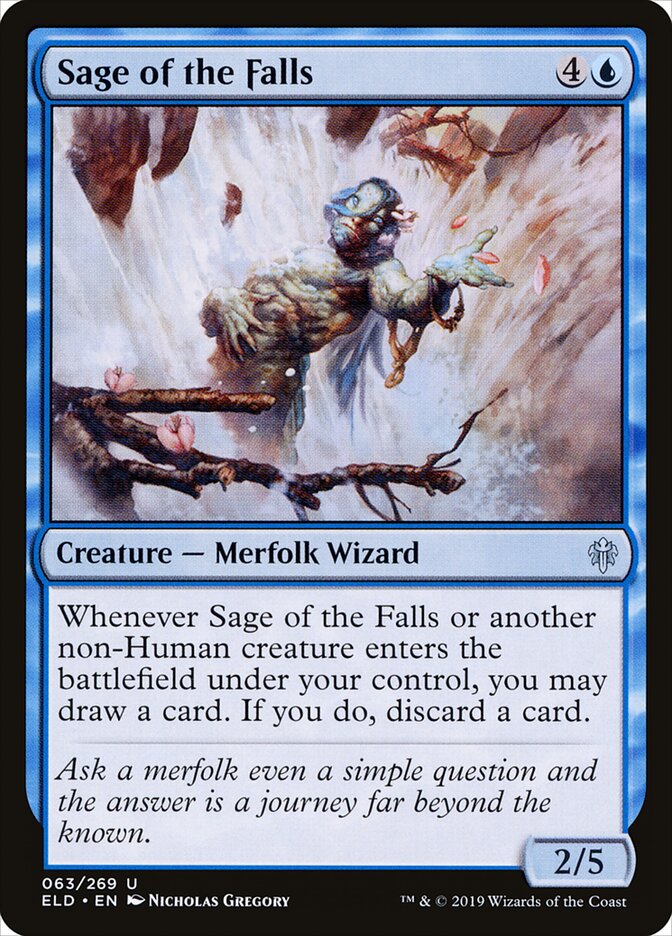 Sage of the Falls - Throne of Eldraine (Uncommon) [ELD-63] Imagen principal del producto