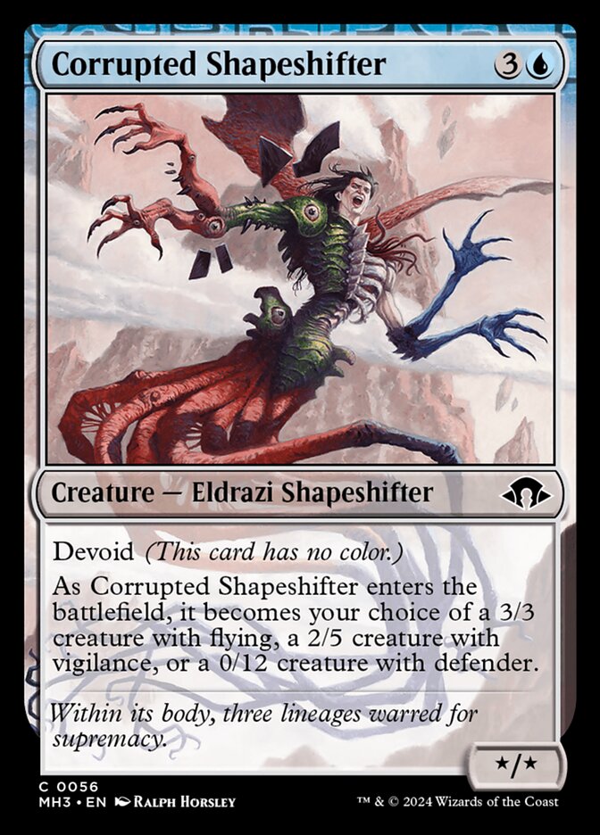 Corrupted Shapeshifter - Modern Horizons 3 (Common) [MH3-56]