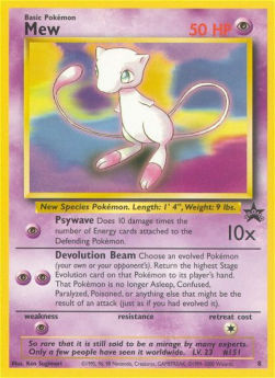 Mew - Wizards Black Star Promos (Promo) [WP-8] Immagine principale del prodotto