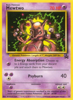 Mewtwo - Wizards Black Star Promos (Promo) [WP-14] Immagine principale del prodotto