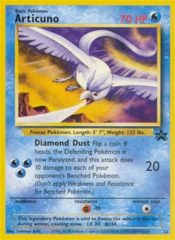 Articuno - Wizards Black Star Promos (Promo) [WP-22] Immagine principale del prodotto