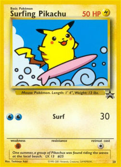 Surfing Pikachu - Wizards Black Star Promos (Promo) [WP-28] Immagine principale del prodotto