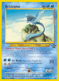 Articuno - Wizards Black Star Promos (Promo) [WP-48] Immagine principale del prodotto