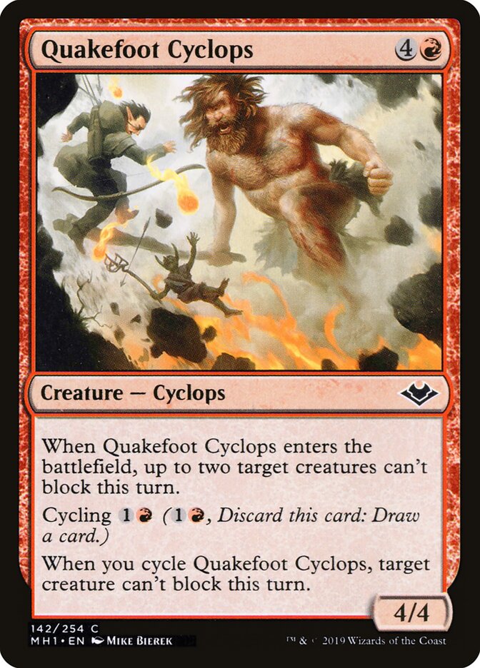 Quakefoot Cyclops - Modern Horizons (Common) [MH1-142]