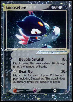 Sneasel ex - EX Ruby & Sapphire (Ultra Rare) [RS-103] Immagine principale del prodotto
