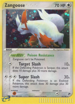 Zangoose - EX Sandstorm (Holo Rare) [SS-14] Hoofdafbeelding