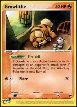 Growlithe - EX Sandstorm (Common) [SS-65] Hover Image