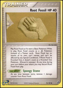 Root Fossil - EX Sandstorm (Common) [SS-92]