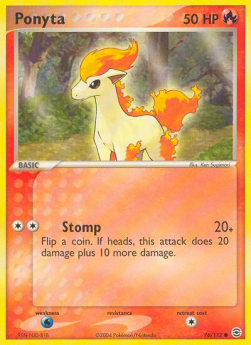 Ponyta - EX FireRed & LeafGreen (Common) [FL-76] Image principale du produit
