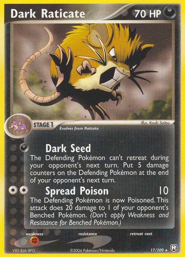 Dark Raticate - EX Team Rocket Returns (Rare) [TRR-17] Image principale du produit