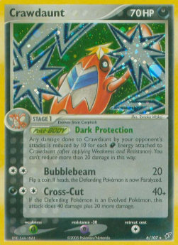 Crawdaunt - EX Deoxys (Holo Rare) [DX-6] Imagen principal del producto