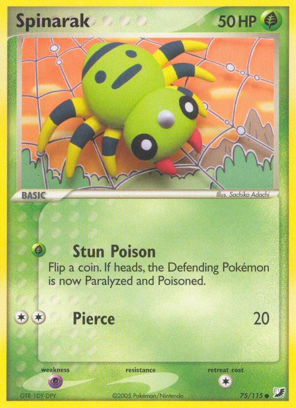 Spinarak - EX Unseen Forces (Common) [UF-75] Image principale du produit