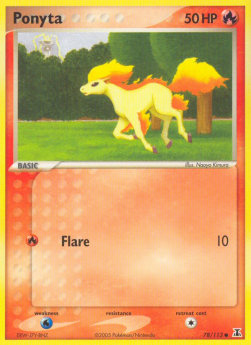 Ponyta - EX Delta Species (Common) [DS-78] Hover Image