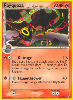 Rayquaza δ Delta Species - EX Holon Phantoms (Rare) [HP-26] Hoofdafbeelding