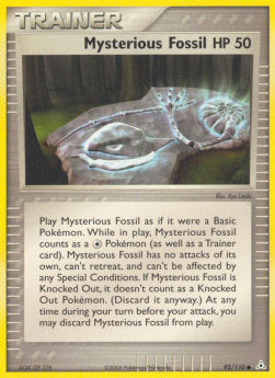 Mysterious Fossil - EX Holon Phantoms (Common) [HP-92] Immagine principale del prodotto