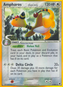 Ampharos δ Delta Species Hauptbild
