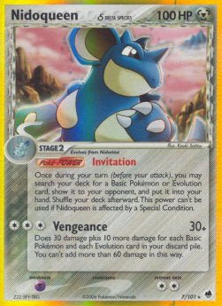 Nidoqueen δ Delta Species - EX Dragon Frontiers (Holo Rare) [DF-7] Immagine principale del prodotto