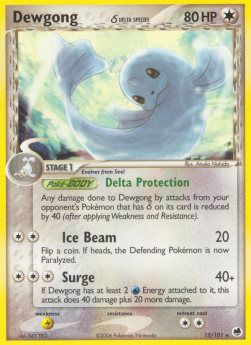 Dewgong δ Delta Species - EX Dragon Frontiers (Rare) [DF-15] Hover Image