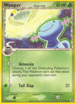 Wooper δ Delta Species - EX Dragon Frontiers (Common) [DF-71] Hauptbild
