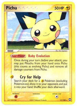 Pichu - EX Power Keepers (Rare) [PK-21] Immagine principale del prodotto