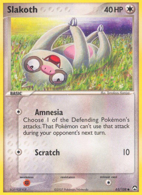 Slakoth - EX Power Keepers (Common) [PK-63] Imagen principal del producto