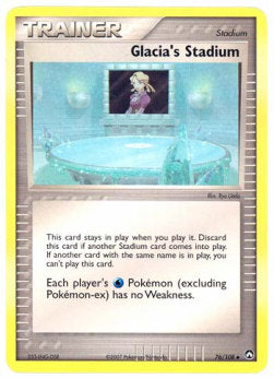 Glacia's Stadium - EX Power Keepers (Uncommon) [PK-76] Hover Image
