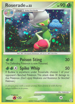 Roserade Lv.33 - Diamond & Pearl (Holo Rare) [DP-13] Hauptbild