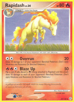 Rapidash Lv.34 - Diamond & Pearl (Uncommon) [DP-59] Main image