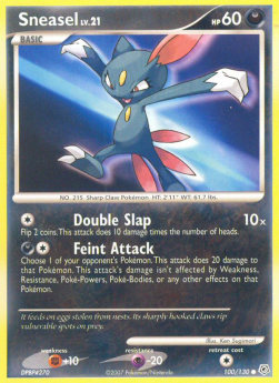Sneasel Lv.21 - Diamond & Pearl (Common) [DP-100] Hoofdafbeelding