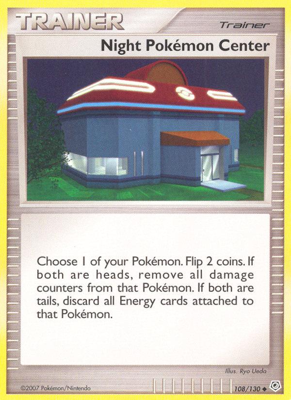 Night Pokémon Center - Diamond & Pearl (Uncommon) [DP-108] Hoofdafbeelding