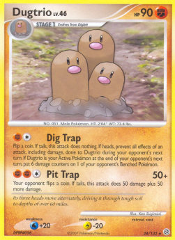 Dugtrio Lv.46 - Secret Wonders (Rare) [SW-24]