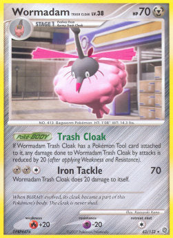 Wormadam Trash Cloak Lv.38 - Secret Wonders (Rare) [SW-43]