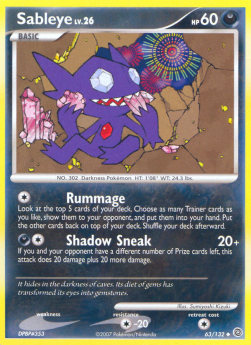 Sableye Lv.26 - Secret Wonders (Uncommon) [SW-63] Hover Image