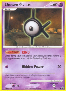 Unown  Lv.15 - Secret Wonders (Uncommon) [SW-68] Hover Image