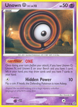 Unown  Lv.12 - Secret Wonders (Uncommon) [SW-70] Imagen principal del producto