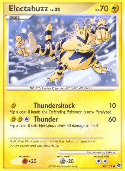 Electabuzz Lv.32 - Secret Wonders (Common) [SW-87] Hover Image