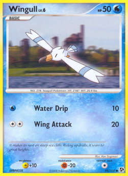 Wingull Lv.6 - Great Encounters (Common) [GE-95] Immagine principale del prodotto