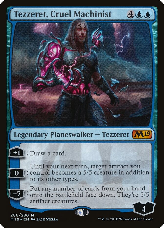 Tezzeret, Cruel Machinist - Core 2019 (Mythic) [M19-286]