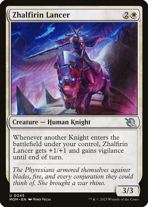 Zhalfirin Lancer – March of the Machine (MOM-45) Magic: The Gathering card | LC-REM-20260804-15150727070028-277e5b49-c53f-4bf7-aac0-950d8708b957