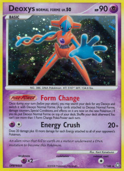 Deoxys Normal Forme Lv.50 - Legends Awakened (Holo Rare) [LA-1] Hover Image